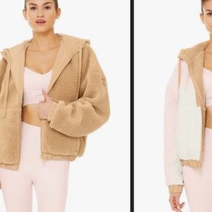 Alo duality Sherpa jacket reversible size medium